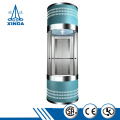 Commercial elevator round china residential panoramic glass elevator